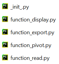 Structure du package